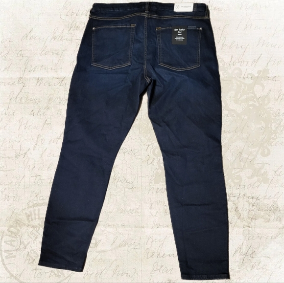 NWT 7 For All Mankind Ankle Skinny Slim Illusion Luxe darkwash Sz 33 sof… - Picture 10 of 12
